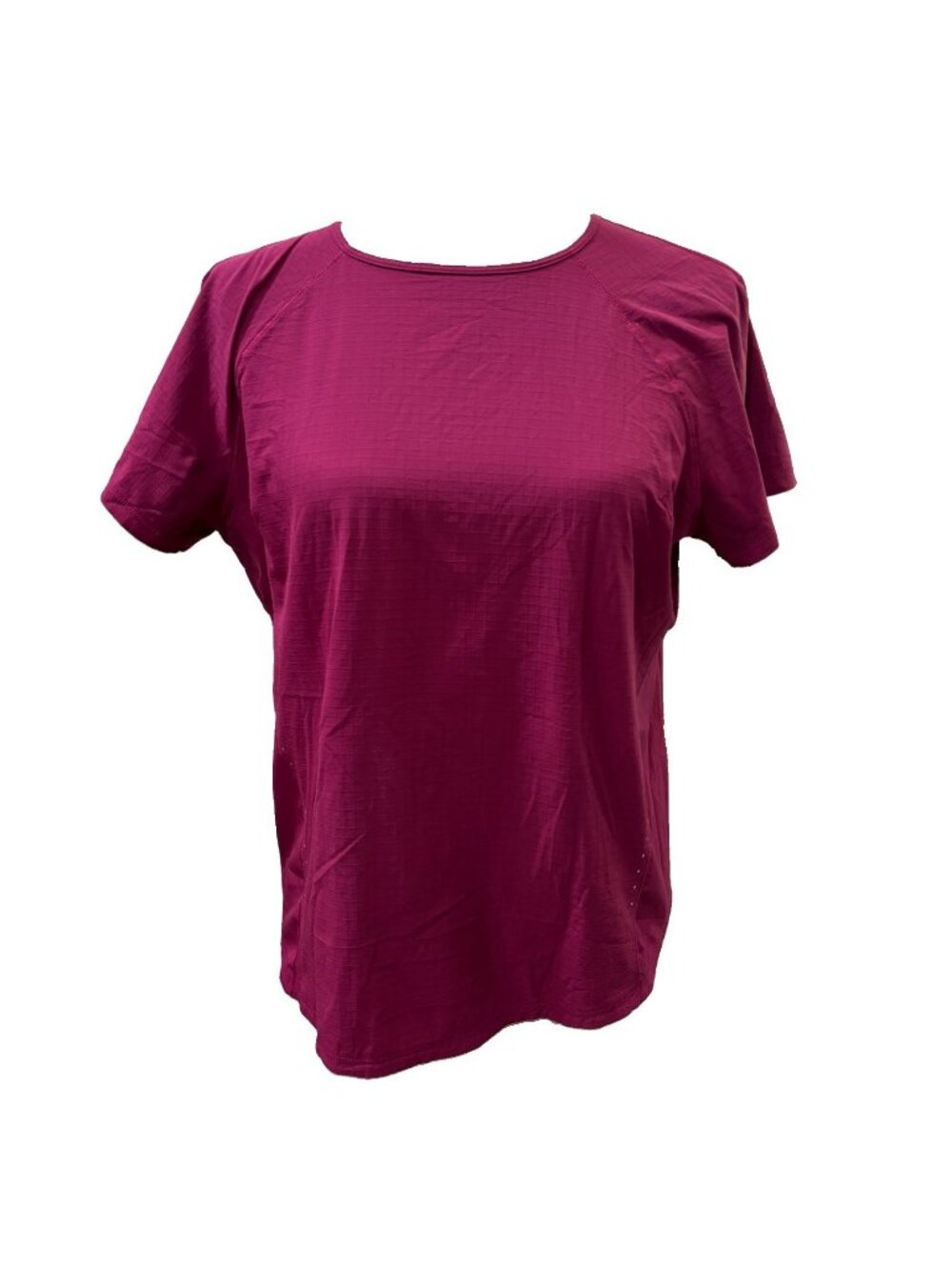 Lululemon Magenta Lightweight Stretch Run Short Sleeve Shirt 8 UPF 40+ Ripstop